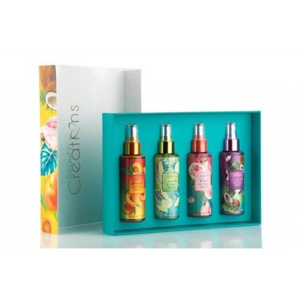 New Beauty Creations Set of 4 Scented Setting Spray‎ FULL SIZE